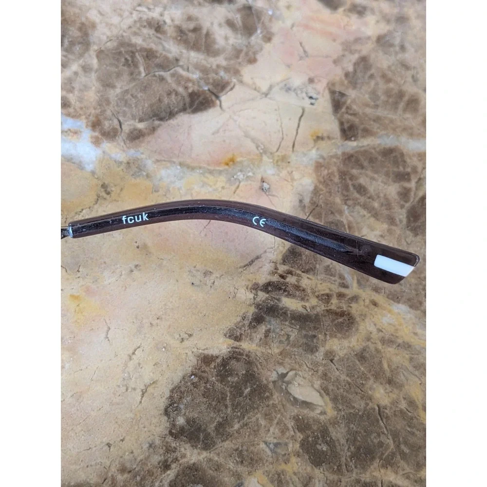 FCUK eyeglasses BROWN RECTANGULAR glasses frame MOD: OFK6412 50-16-135